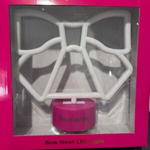 Juicy Couture Pink and White Bow LED Light